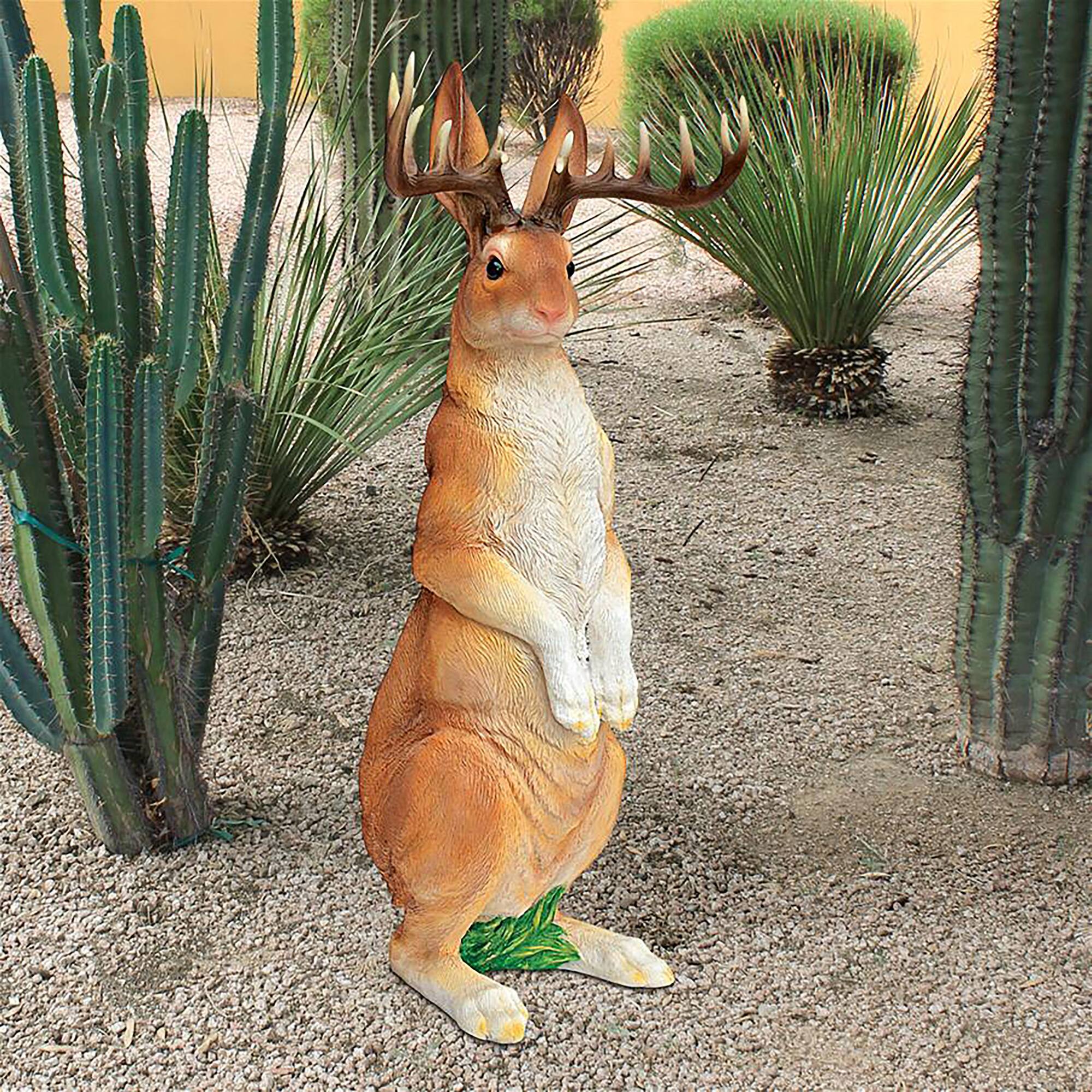 Design Toscano 22.5" Death Valley Jake the Jackalope Statue